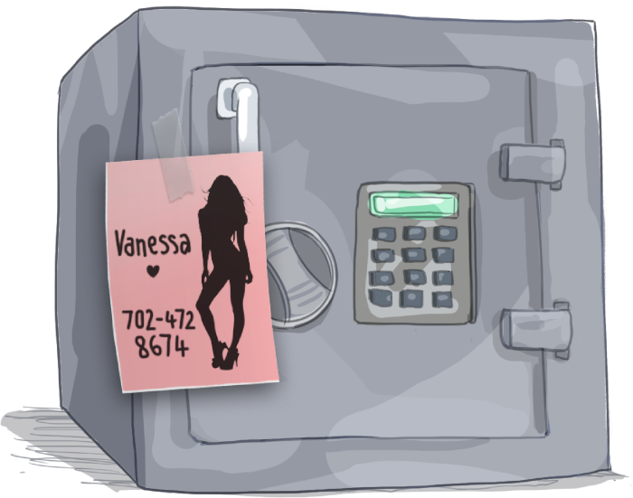 A closed Safe